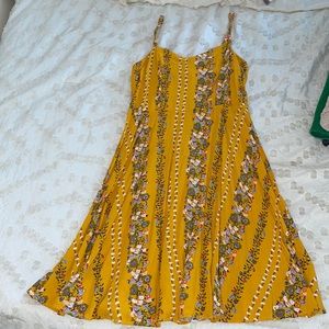 Old Navy orange/yellow floral dress
